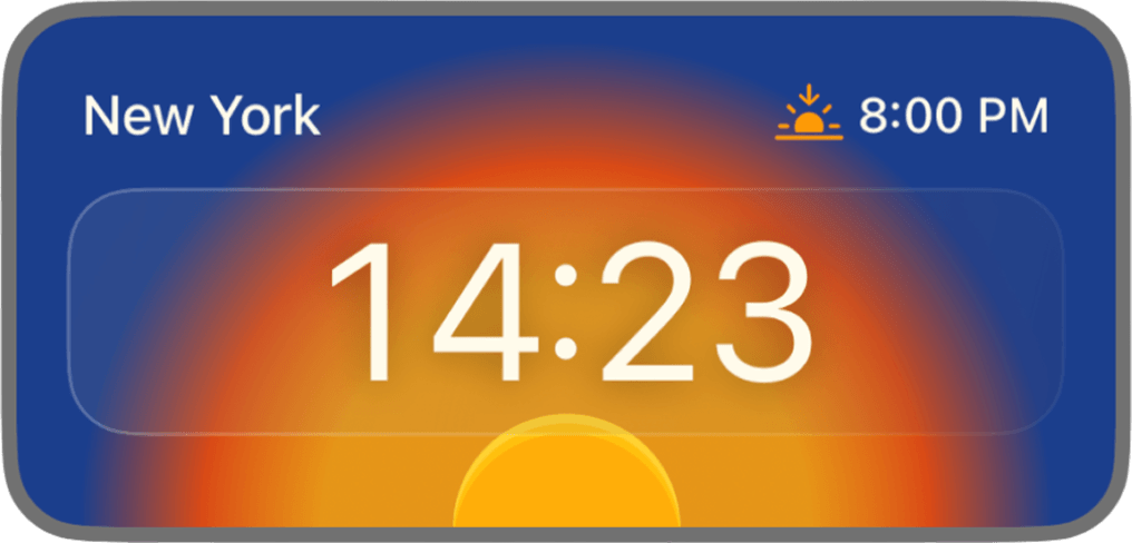 Sunset Widget